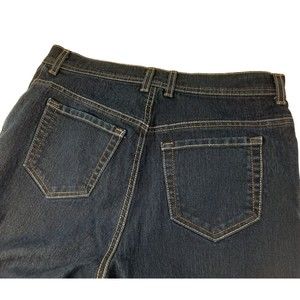 Gloria Vanderbilt 12 P Amanda Womens Jeans Stretch Dark Wash 5 Pocket Logo